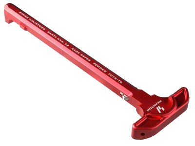 Strike ARSLCHRED Latchless Charging Handle AR-15 Red Anodized Aluminum