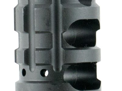 Strike Industries JCOMP2308 JComp Gen 2 Black Steel w/ 5/8″-24 tpi Threads 2.55″ OAL 0.87″ Diameter 0.34″ Diameter 308 Win 7.62x51mm NATO Fits AR-Platform