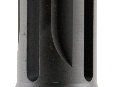Strike Industries VENOMFH223 Venom Flash Hider Black Steel with 1/2″-28 tpi Threads, 2.16″ OAL & 0.862″ Diameter for 223 Rem, 5.56x45mm NATO AR-Platform