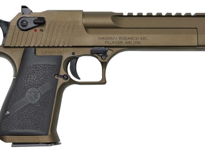 Magnum Research DE50BB Desert Eagle Mark XIX 50 AE 6″ 7+1 Burnt Bronze Cerakote Carbon Steel Frame & Slide Black Rubber Grip