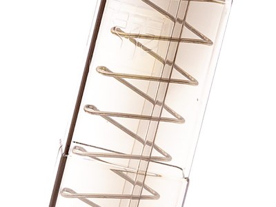 ETS Group GLK4312 Pistol Mags  12rd 9mm Luger Compatible w/ Glock 43 Clear Polymer