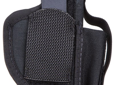 Blackhawk 40AM01BK Multi-Use  IWB/OWB Size 01 Black Nylon Belt Clip Fits Medium Autos Fits 3-4″ Barrel Ambidextrous