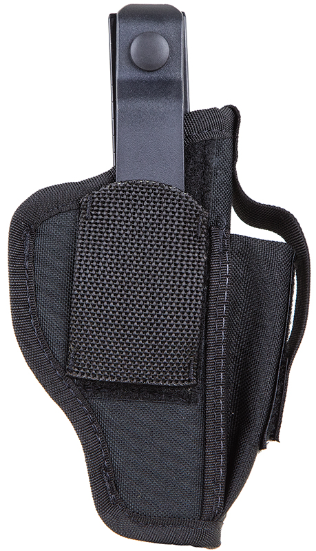 Blackhawk 40AM01BK Multi-Use  IWB/OWB Size 01 Black Nylon Belt Clip Fits Medium Autos Fits 3-4″ Barrel Ambidextrous