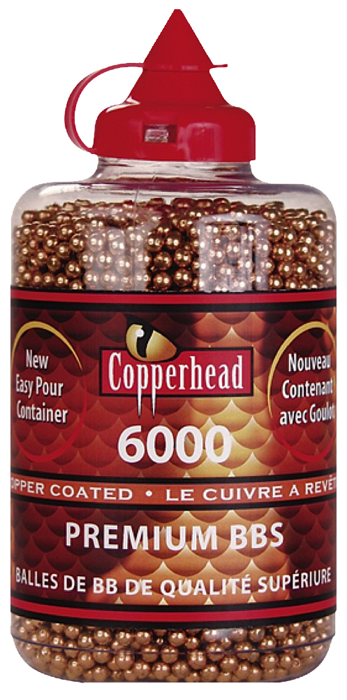 Crosman 0767 Copperhead  177 Copper-Coated Steel 6000/Bottle