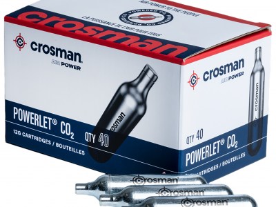 Crosman 23140 Powerlet CO2 12 Grams 40 Per Pkg