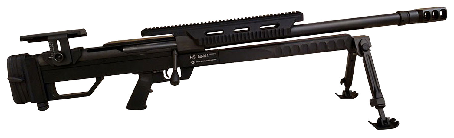 Steyr Arms 610501 HS .50-M1  Take Down Design, 50 BMG 5+1 24″ Fluted/Threaded, Black, Fully Adj. Chassis, Muzzle Brake, Adj. Integrated Bipod & Monopod, Optics Mount