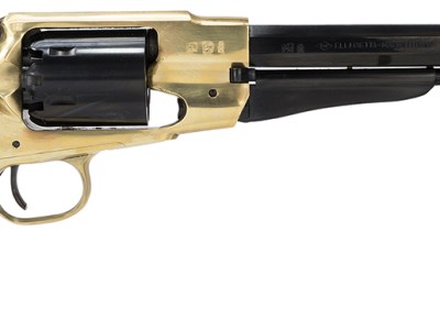 Traditions FR18581 1858 Army Break Open 44 Cal #11 Percussion 8″ 6 Shot Brass Frame Blued Barrel & Cylinder Walnut Grip