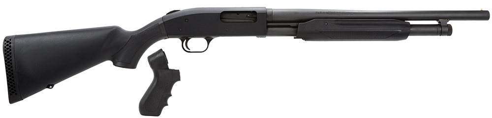 Mossberg 50521 500 Special Purpose 12 Gauge 5+1 3″ 18″ Barrel, Parkerized Finish, Aluminum Receiver, Synthetic Stock, Accu-Set Chokes, Includes Exclusive Pistol Grip Kit