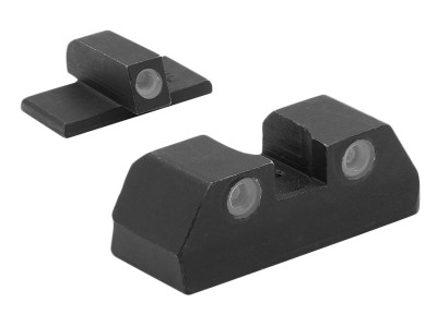 Meprolight USA 151203101 Tru-Dot  Green Tritium White Outline Front Sight-Green Tritium White Outline Rear Sight KAHR Arms K/P/MK/PM