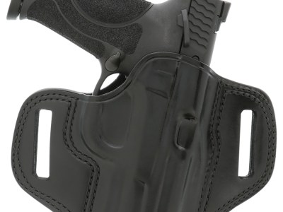 Galco CM212B Combat Master  OWB Black Leather Belt Slide Fits 1911 Right Hand