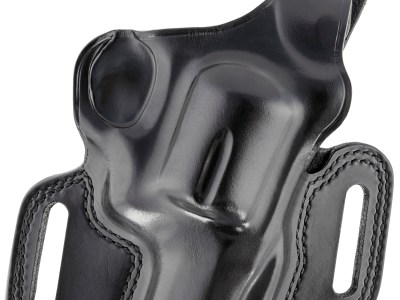Galco SIL212B Silhouette  OWB Black Leather, Fits 1911/3-5″ Barrel, Belt Slide Mount, Right Hand