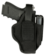 BLACKHAWK AMBIDEXTROUS HOLSTER – W/MAG POUCH #06 NYLON BLACK