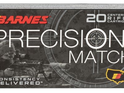 Barnes Bullets 30166 Precision Match  6.5Creedmoor 140gr Open Tip Match Boat Tail 20 Per Box/10 Case