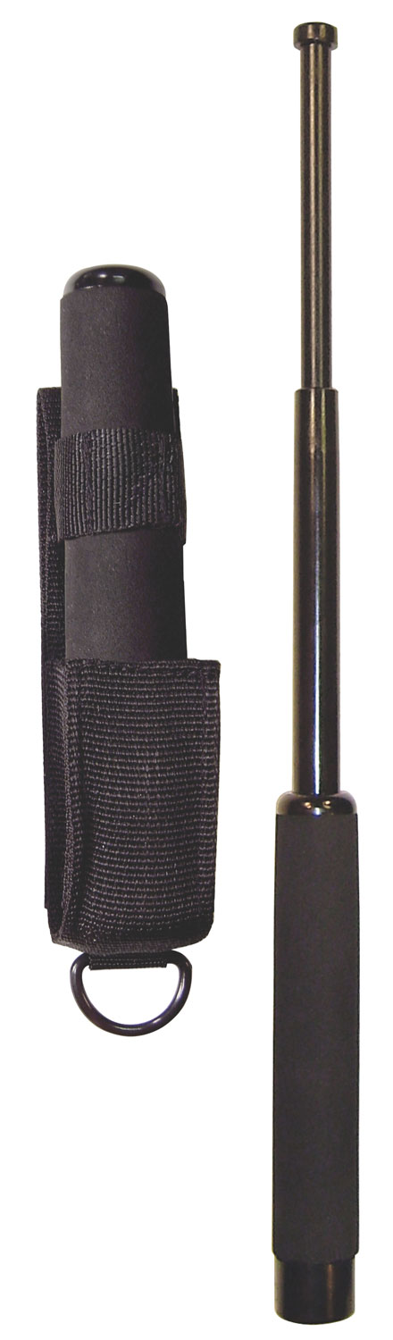 PSP NS16F Expandable  16″ Steel Black Rubber Handle Includes Sheath