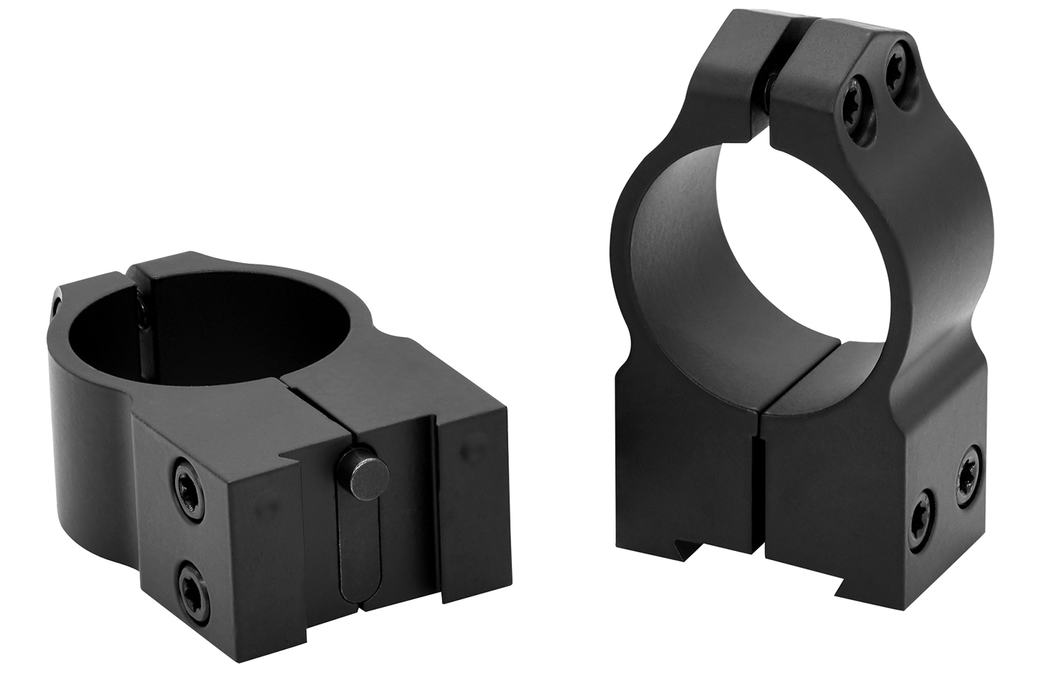 Warne 2TM Maxima Scope Rings Matte Black Steel 1″ Tube High Vertical Split Dovetail, 0 MOA Fits Tikka 3TX/3T/695