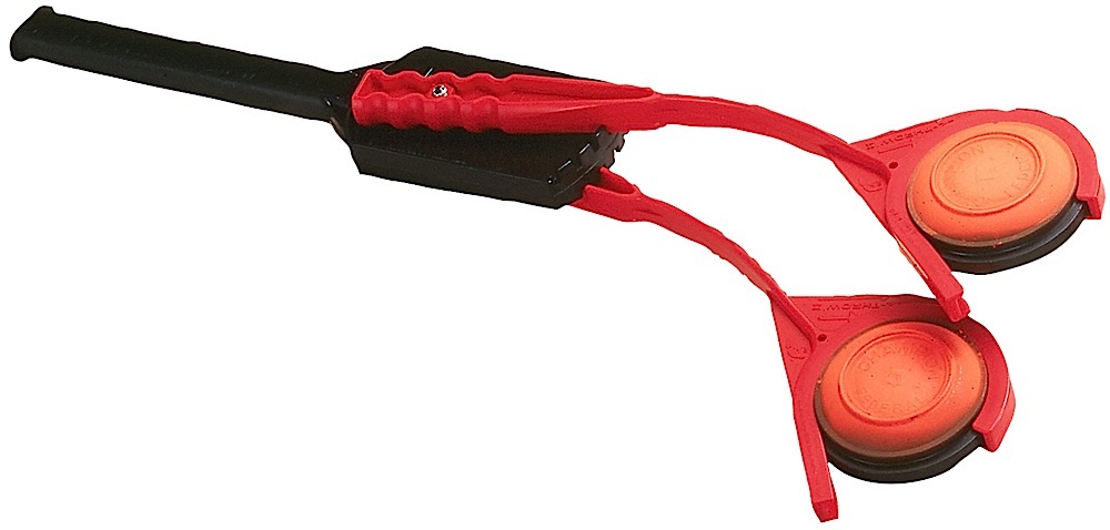 MTM Case-Gard EZDT40 EZ Throw Double Red Polymer Manual Cocking 31″ Long Double Ambidextrous Hand