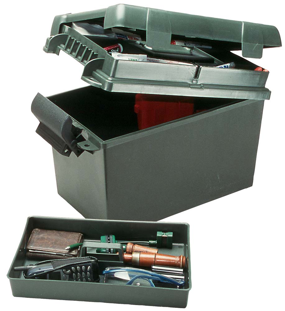 MTM Case-Gard SPUD111 Sportsmen’s Plus Utility Dry Box Forest Green Polypropylene