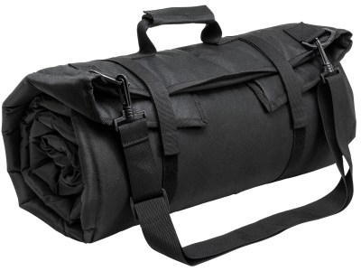 NcStar CVSHMR2957B Roll Up Shooting Mat  Black PVC 69″L x 35″ H