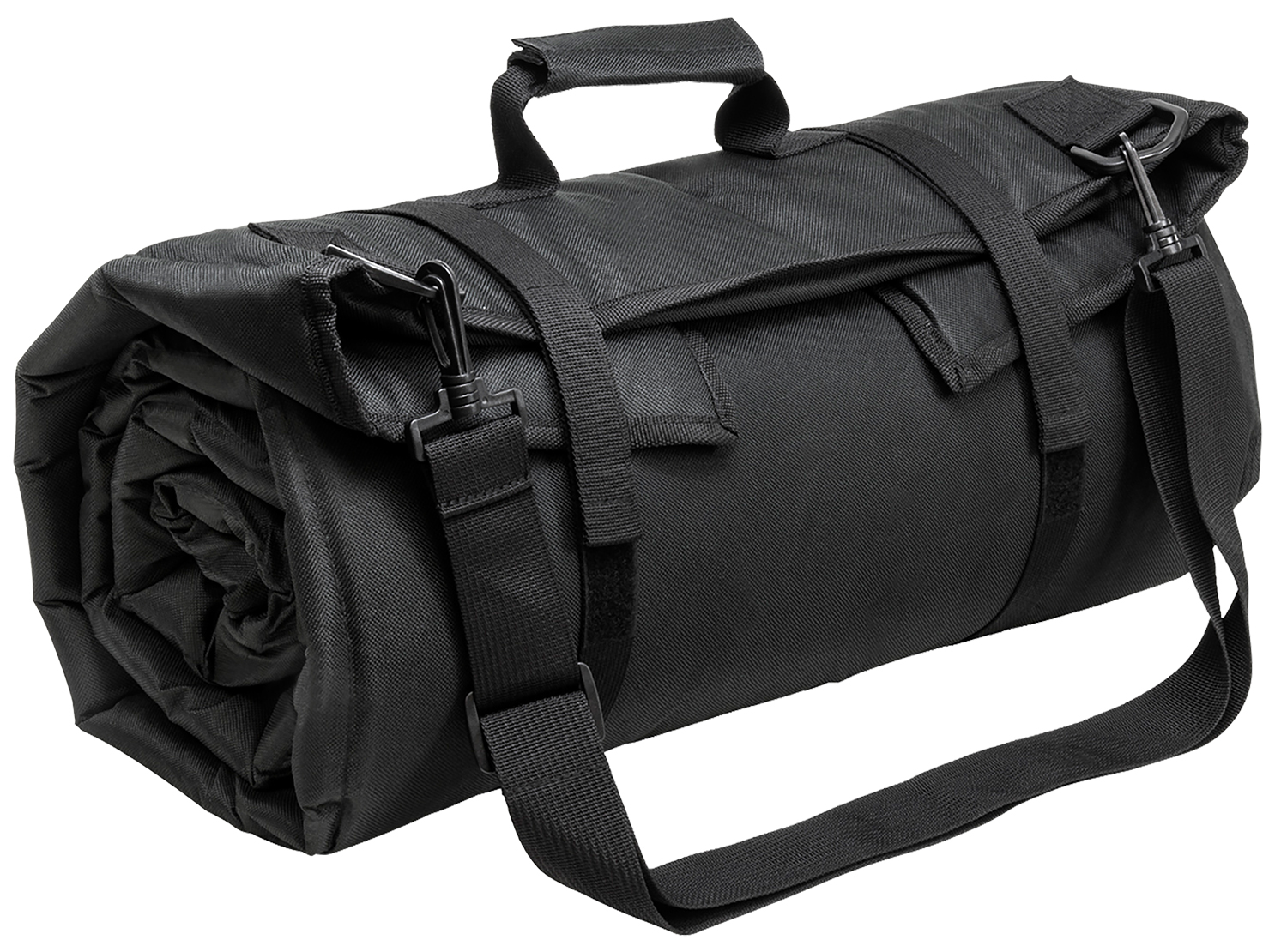 NcStar CVSHMR2957B Roll Up Shooting Mat  Black PVC 69″L x 35″ H