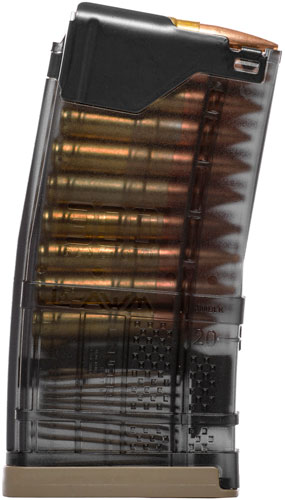 LANCER MAGAZINE L5AWM AR-15 – 300BLK 20RD TRANSLUCENT SMOKE
