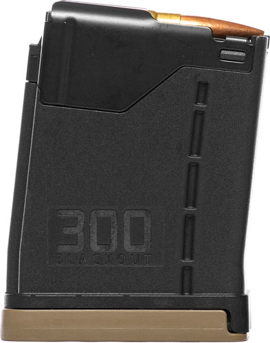 LANCER MAGAZINE L5AWM AR-15 – 300BLK 10RD OPAQUE BLACK