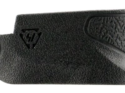 Strike Industries EMPMPS Enhanced Magazine Plate  made of Polymer with Black Finish & Extra Gripping Surface for S&W M&P Shield Magazines (Adds 2rds 9mm Luger, 1rd 40 S&W)