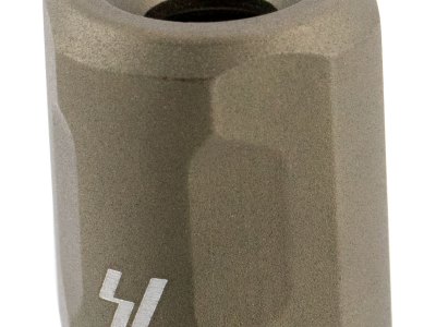 Strike BCTPFDE Barrel Thread Protector  223 Rem/5.56x45mm NATO AR Platform Flat Dark Earth Aluminum 1/2″-28 tpi