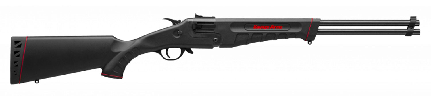 Savage Arms 22440 42 Takedown Full Size 22 LR/410 Gauge 1rd 20″ Satin Black Sporter Barrel Satin Black Carbon Steel Receiver Matte Black Fixed Synthetic Stock Ambidextrous