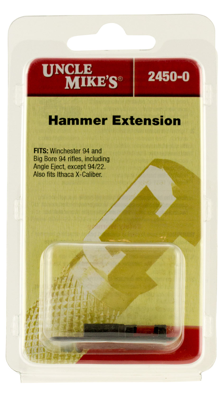 Uncle Mike’s 24520 Hammer Extension  Marlin (1957-1982) Lever Black Steel