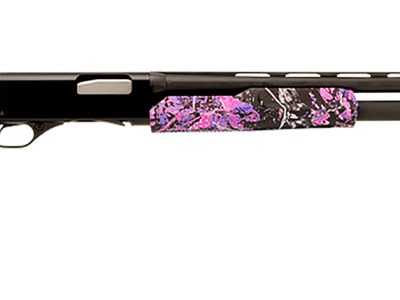 Stevens 22561 320 Field Youth 20 Gauge Pump 3″ 5+1 22″ Matte Black Vent Rib Barrel, Matte Black Aluminum Drilled & Tapped Receiver, Fixed Muddy Girl Synthetic Stock Right, Ambidextrous