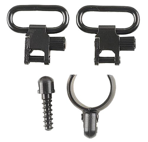 Uncle Mike’s 15912 Magnum Band Swivel Set Quick Detach 115 SG-1 Blued 1″ Loop for 12 Gauge Single/ Over Under Barrel Shotgun