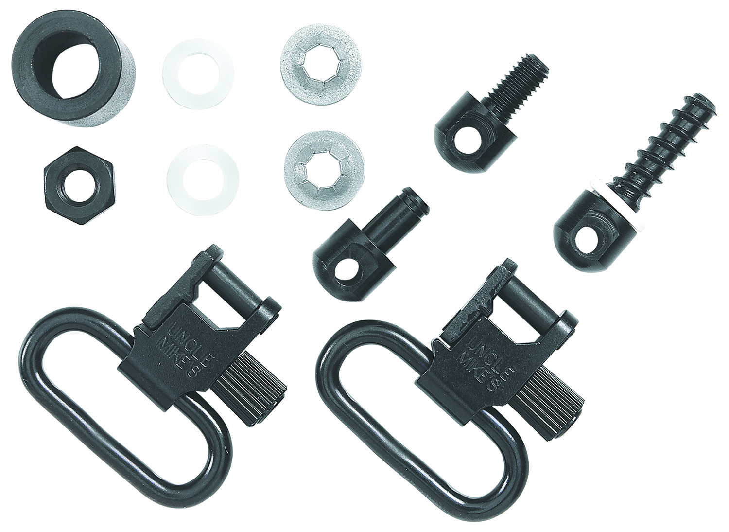 Uncle Mike’s 12312 Super Swivel  Quick Detach 115 MCS Blued 1″ Loop  Compatible w/Most Pump & Auto Shotguns