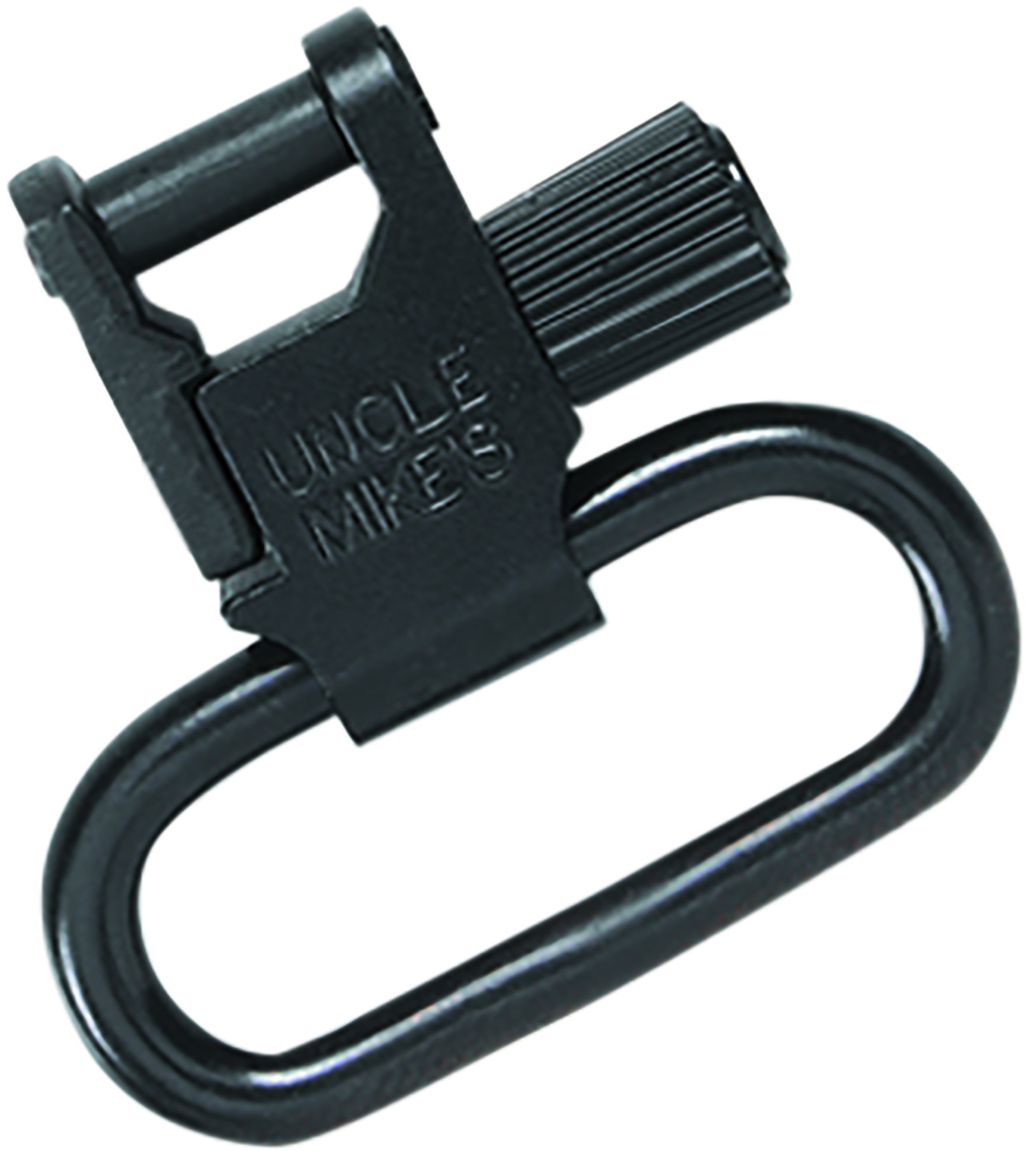 Uncle Mike’s 14033 Super Swivel  Quick Detach Tri-Lock Blued 1.25″ Loop for Rifles or Shotguns w/QD Bases