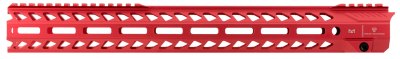 Strike STRIKERAIL Strike Rail  AR-15 Red Aluminum 17″ M-LOK