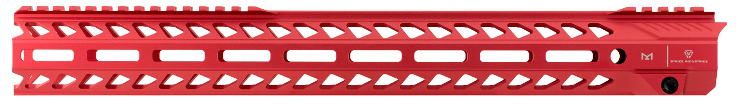 Strike STRIKERAIL Strike Rail  AR-15 Red Aluminum 17″ M-LOK