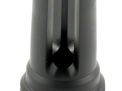 SilencerCo AC1283 ASR Flash Hider Black Steel with 1/2″-28 tpi Threads for 7.62mm