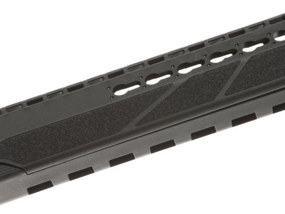 BCM PKMRMIDBLK BCMGunfighter PKMR AR-15 Black Textured Polymer Mid-Length KeyMod