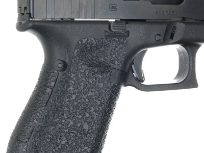 Talon Grips 382R Adhesive Grip  Glock Gen5 19/23/25/32/38/44 w/No Backstrap, Black Textured Rubber