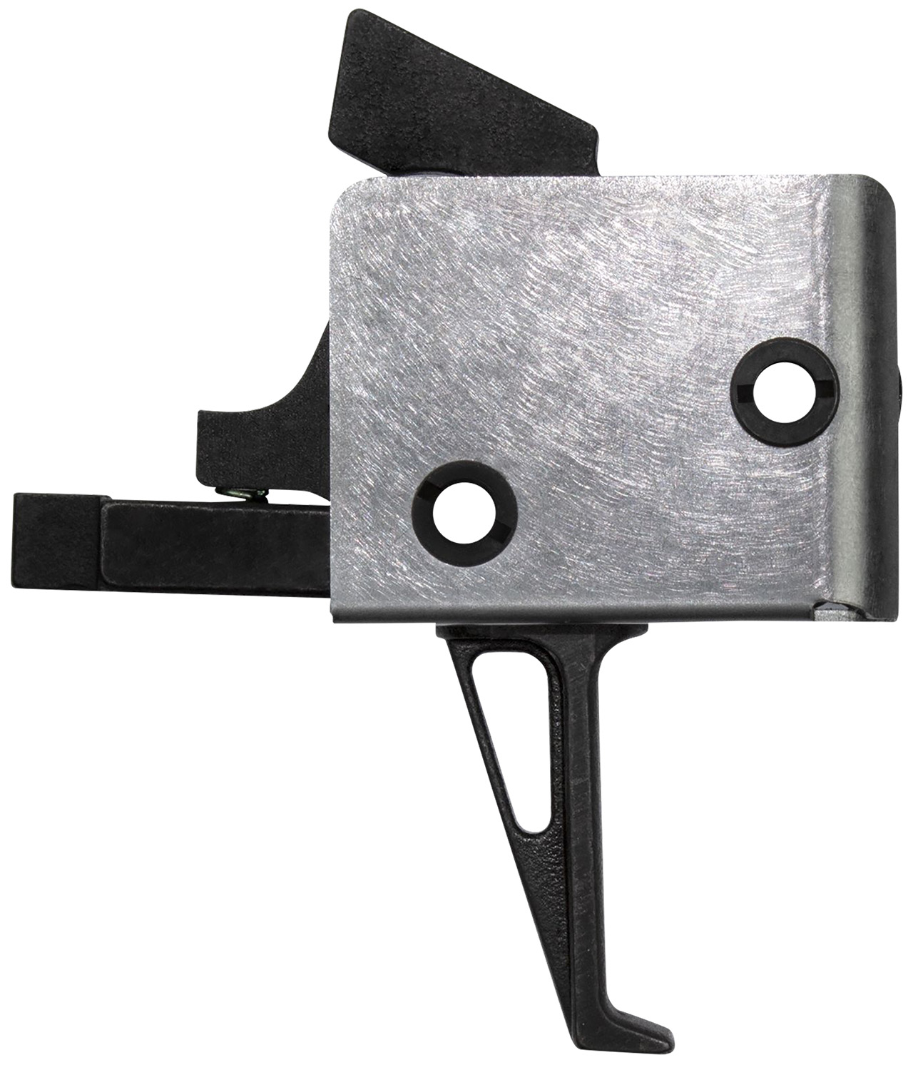 CMC Triggers 92503 Drop-In  Single-Stage Flat Trigger w/ 4-4.50 lbs Draw Weight & Black/Silver Finish
