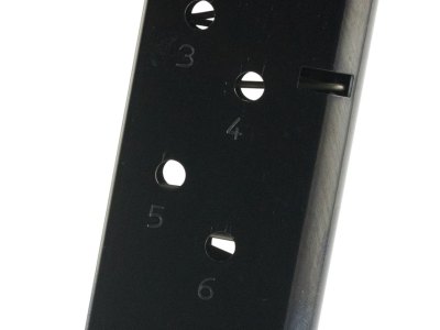 Mec-Gar MGCO4506B 1911 Officer 6rd 45 ACP, Blued Carbon Steel