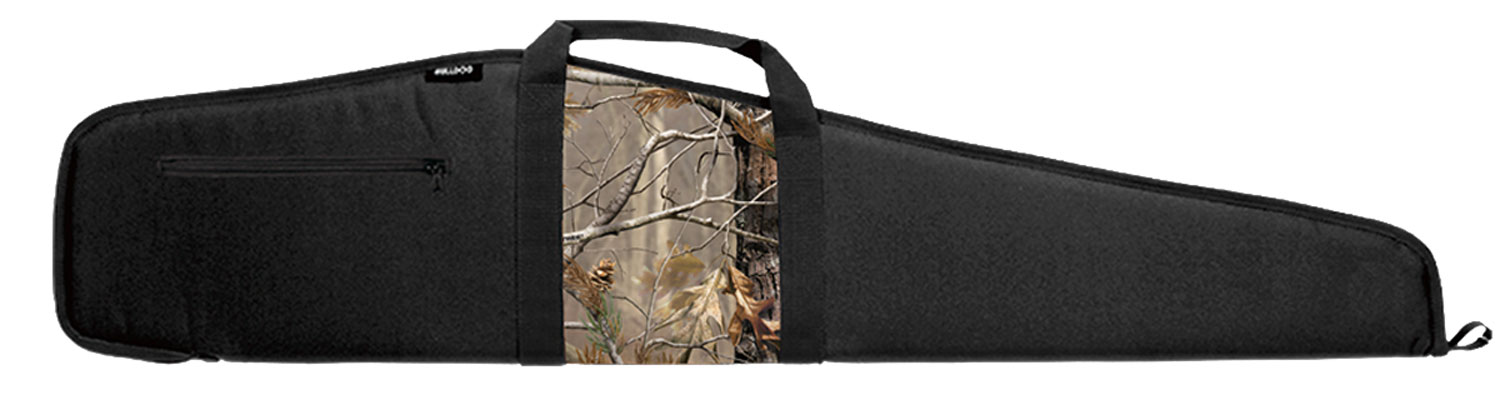 Bulldog BD210 Camo Panel  48″ Scoped Rifle Black Nylon Case with Integrated Realtree AP Panel