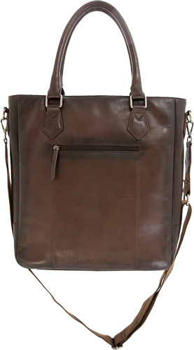 CAMELEON S&W FLAT TOTE CC – PURSE DARK BROWN