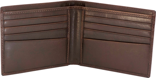 CAMELEON S&W MEN’S BI-FOLD – WALLET BROWN