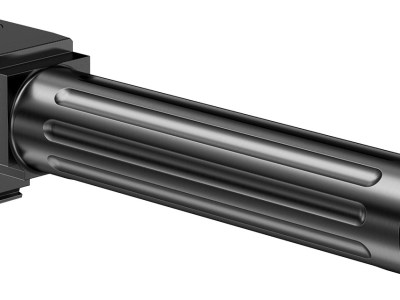 CMC Triggers 75521 Match Precision  9mm Luger 4.01″ Fluted/Match Grade/Threaded Black DLC Stainless Steel, Compatible w/ Glock 19 Gen3-4