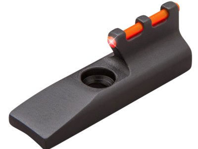 TruGlo TG965R Front Sight  Red Fiber Optic Front/Black Frame Fits Browning Buck Mark Fits Ruger MK II/MK III/MK IV, 22/45, Front Post Screw Mount