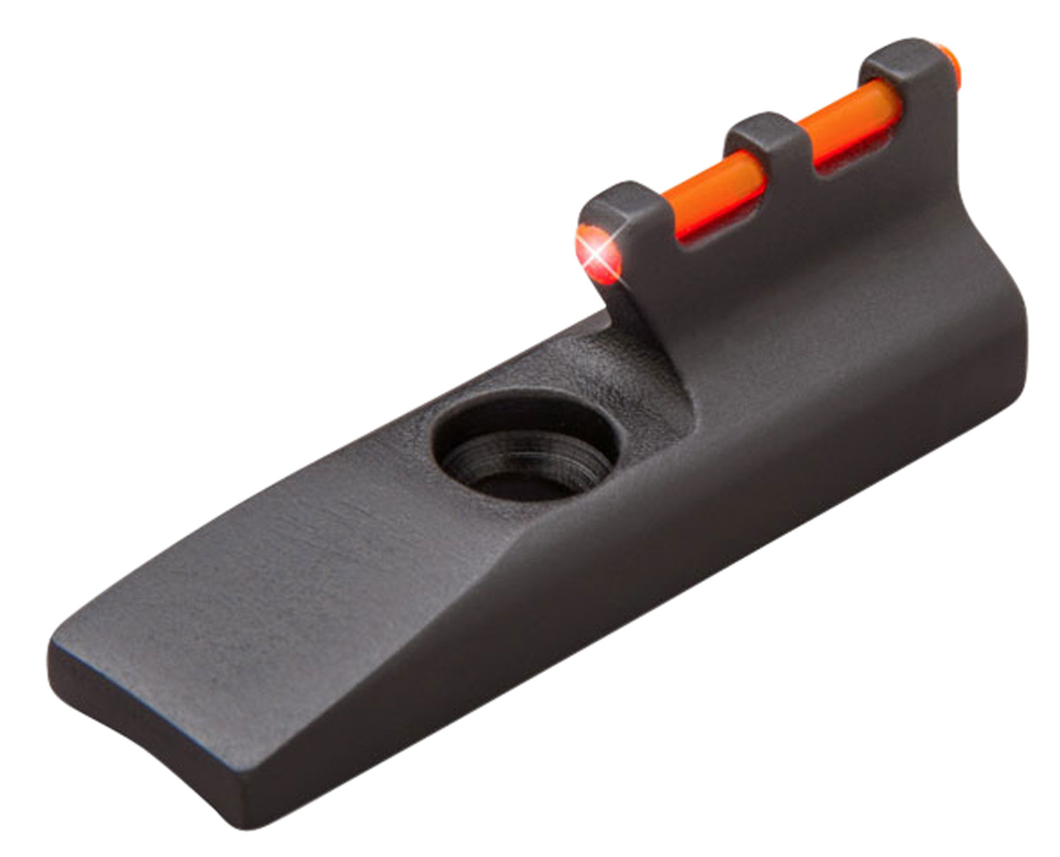 TruGlo TG965R Front Sight  Red Fiber Optic Front/Black Frame Fits Browning Buck Mark Fits Ruger MK II/MK III/MK IV, 22/45, Front Post Screw Mount