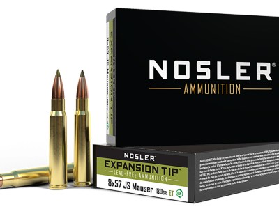 Nosler 40643 E-Tip  8mmMauser 180gr E Tip Lead Free 20 Per Box/10 Case