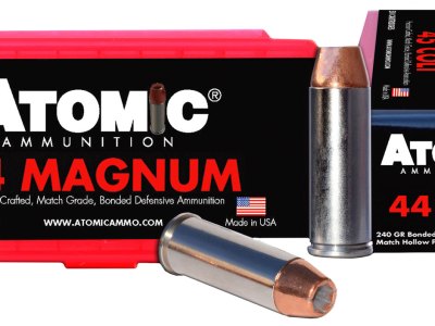 Atomic Ammunition 00440 Pistol Precision Craft 44Rem Mag 240gr Bonded Match Hollow Point 50 Per Box/10 Case