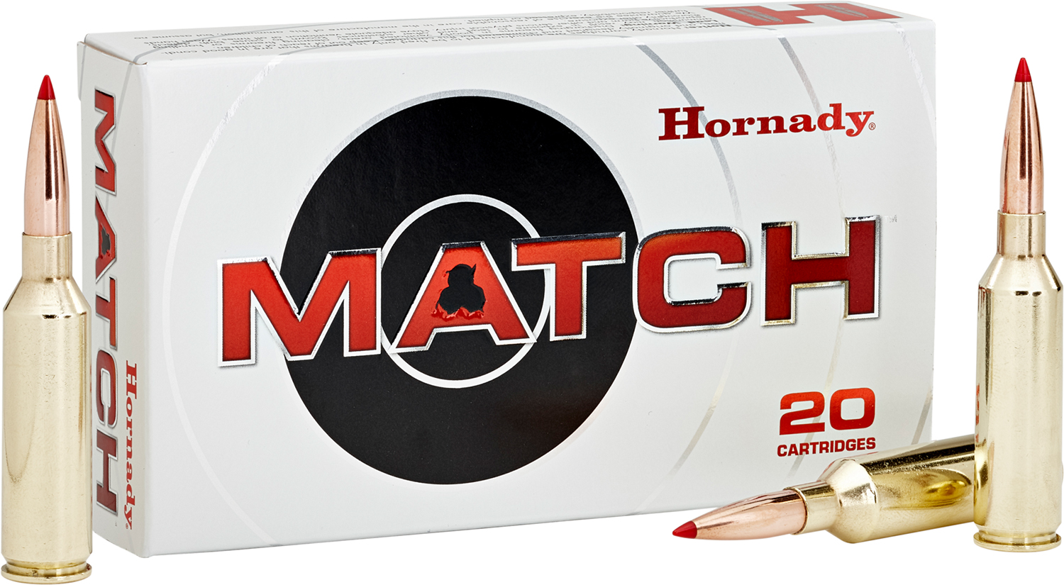 Hornady 82180 Match  300WinMag 195gr Extremely Low Drag Match 20 Per Box/10 Case