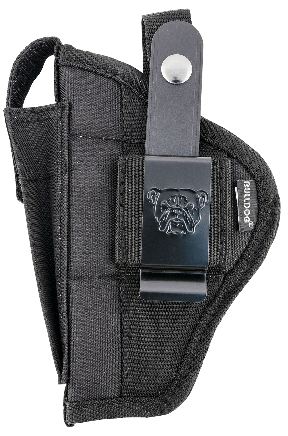 Bulldog FSN7 Extreme  OWB Black Nylon Belt Loop/Clip Fits S&W M&P/2-4″  Standard Auto/Glock 19 Ambidextrous